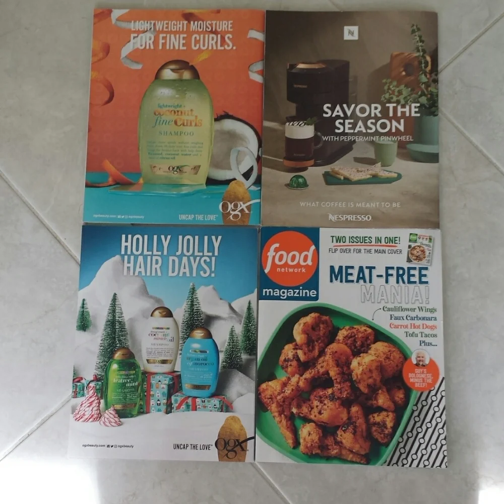 7 Food Network & 2 Taste of Home Magazines